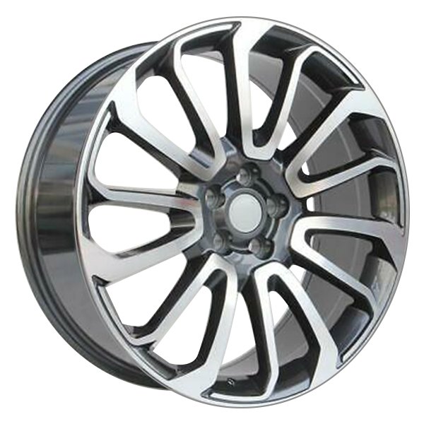 iD Select® - 20 x 9.5 Titanium with Machine Face Alloy Factory Wheel Set (Replica)