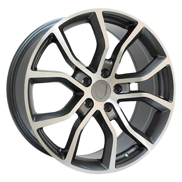 iD Select® - 21 x 9.5 Titanium with Machine Face Alloy Factory Wheel Set (Replica)