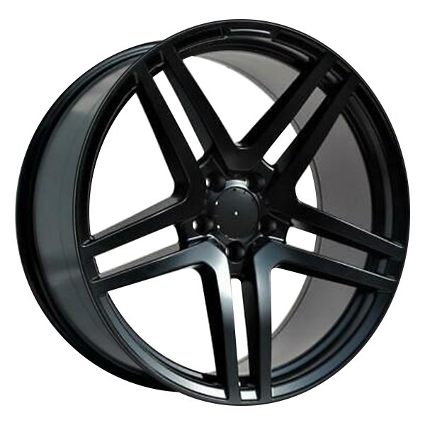 iD Select® - 20 x 9.5 Double 5-Spoke Satin Black Alloy Factory Wheel Set (Replica)