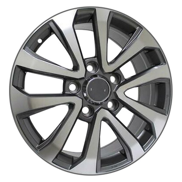 iD Select® - 20 x 8.5 Titanium with Machine Face Alloy Factory Wheel Set (Replica)