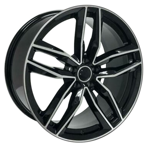 iD Select® - 20 x 9 Gloss Black with Machine Face Alloy Factory Wheel Set (Replica)