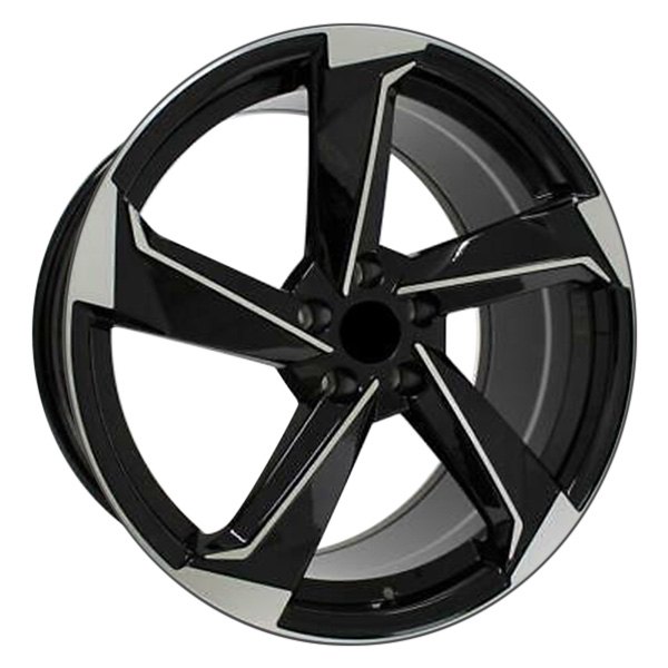 iD Select® - 20 x 9 5 Turbine-Spoke Black with Machine Face Alloy Factory Wheel Set (Replica)