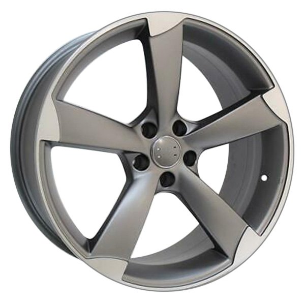 iD Select® - 20 x 9 Matte Gray with Machine Face Alloy Factory Wheel Set (Replica)