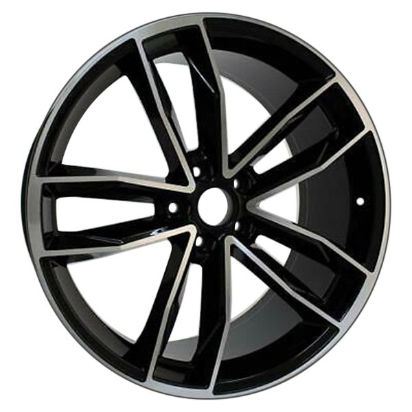 iD Select® - 20 x 9 Double 5-Spoke Black with Machine Face Alloy Factory Wheel Set (Replica)