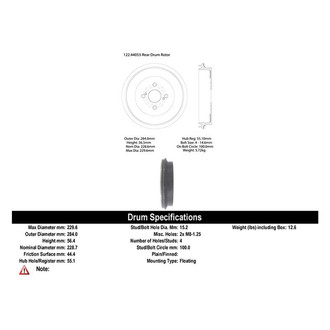 iD Select® - Rear Brake Drum