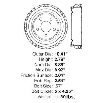 iD Select® - Rear Brake Drum