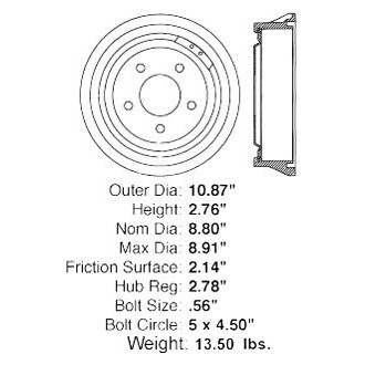 iD Select® - Rear Brake Drum