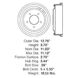 iD Select® - Brake Drum