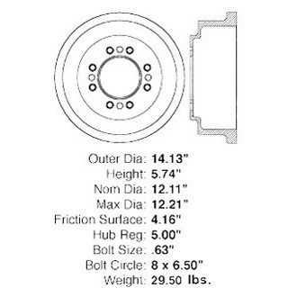 iD Select® - Rear Brake Drum