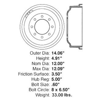 iD Select® - Rear Brake Drum