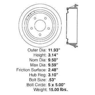iD Select® - Brake Drum