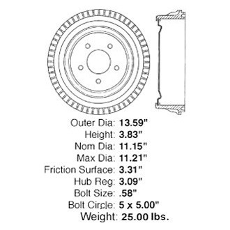 iD Select® - Rear Brake Drum