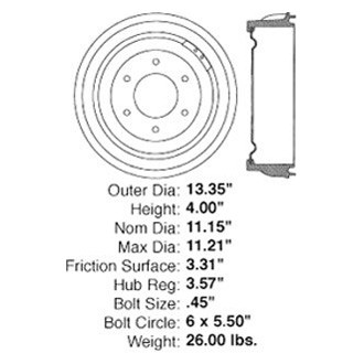 iD Select® - Rear Brake Drum