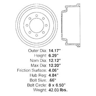 iD Select® - Rear Brake Drum