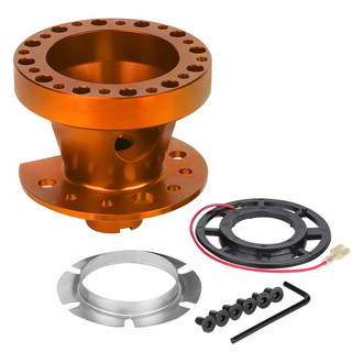 iD Select® - 6-Bolt Pattern Orange Steering Wheel Hub