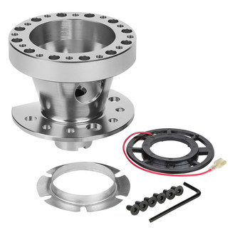 iD Select® - 6-Bolt Pattern Silver Steering Wheel Hub