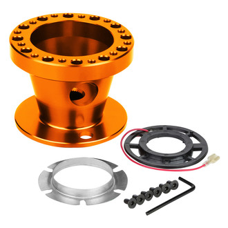 iD Select® - 6-Bolt Pattern Orange Steering Wheel Hub