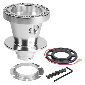iD Select® - 6-Bolt Pattern Silver Steering Wheel Hub