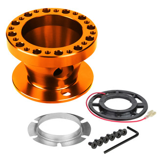 iD Select® - 6-Bolt Pattern Orange Steering Wheel Hub