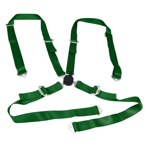 iD Select® - 4-Point Seat Belt with Camlock Adjuster, Green