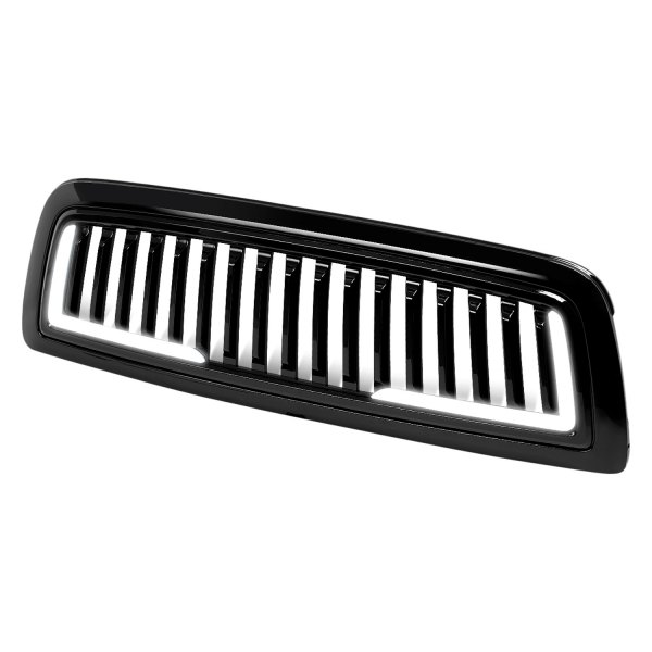 iD Select® - Vertical Fence Style Black Grille