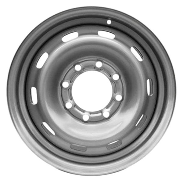 iD Select® - 17 x 7.5 10-Slot Silver Steel Factory Wheel (New OEM Replica)