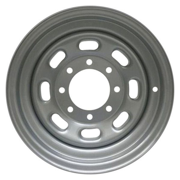 iD Select® - 16 x 7 8-Slot Silver Steel Factory Wheel (New OEM Replica)
