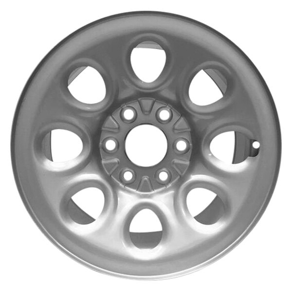 iD Select® - 17 x 7.5 8-Slot Silver Steel Factory Wheel (New OEM Replica)