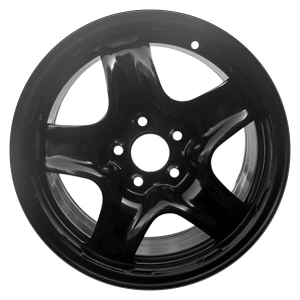 iD Select® - 16 x 6.5 5-Spoke Black Steel Factory Wheel (New OEM Replica)