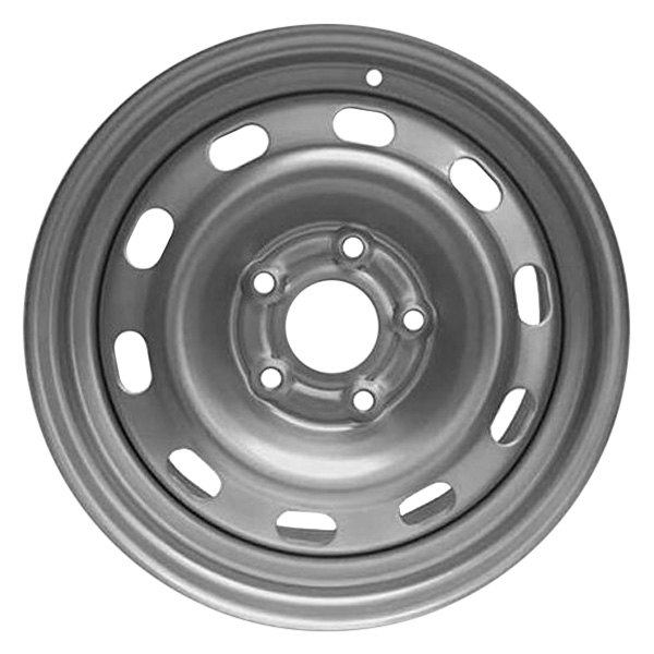 iD Select® - 17 x 7 10-Slot Silver Steel Factory Wheel (New OEM Replica)