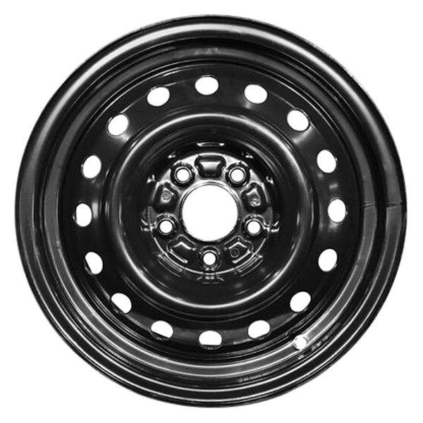 iD Select® - 16 x 6.5 16-Hole Black Steel Factory Wheel (New OEM Replica)