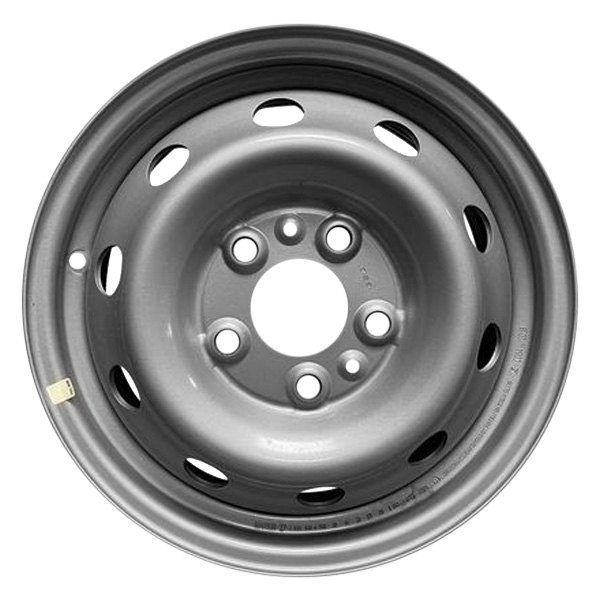 iD Select® - 16 x 6 10-Hole Silver Steel Factory Wheel (Factory Take Off)