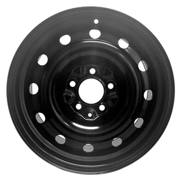 iD Select® - 16 x 7 12-Hole Black Steel Factory Wheel (New OEM Replica)
