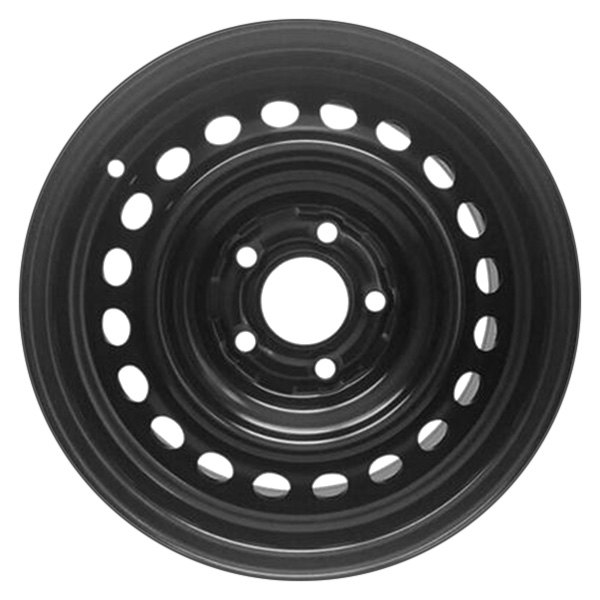 iD Select® - 15 x 6 20-Hole Black Steel Factory Wheel (New OEM Replica)