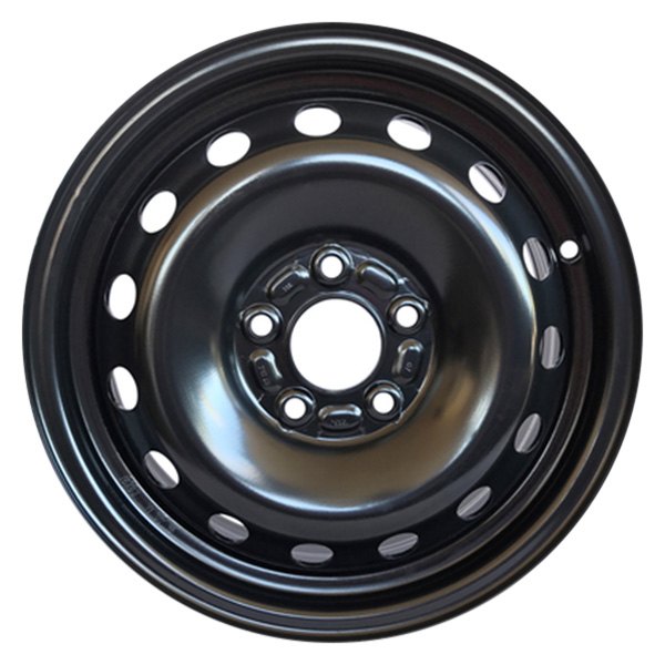 iD Select® - 15 x 6 15-Hole Black Steel Factory Wheel (New OEM Replica)