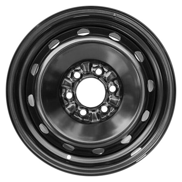 iD Select® - 17 x 8 12-Hole Black Steel Factory Wheel (New OEM Replica)