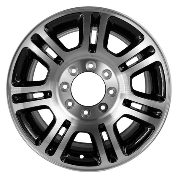 iD Select® - 20 x 8 7 V-Spoke Black with Machined Face Alloy Factory Wheel (New OEM Replica)