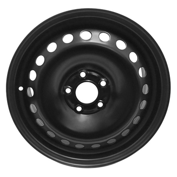 iD Select® - 16 x 6.5 21-Hole Black Steel Factory Wheel (New OEM Replica)