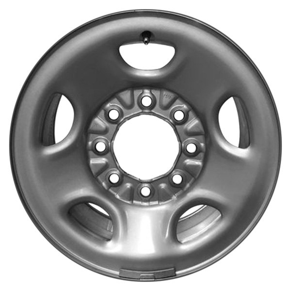 iD Select® - 16 x 6.5 5-Slot Silver Steel Factory Wheel (Factory Take Off)