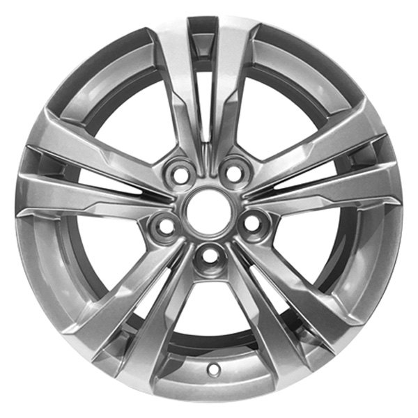 iD Select® - 17 x 7 Double 5-Spoke Silver Alloy Factory Wheel (New OEM Replica)