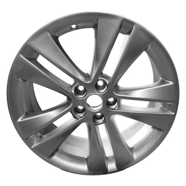 iD Select® - 18 x 7.5 Double 5-Spoke Hyper Silver Alloy Factory Wheel (New OEM Replica)