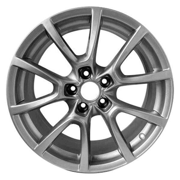 iD Select® - 18 x 8 5 V-Spoke Silver Alloy Factory Wheel (New OEM Replica)