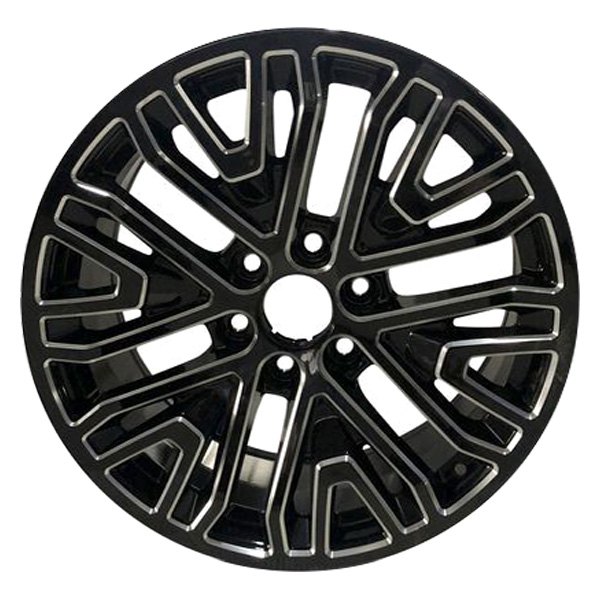 iD Select® - 22 x 9 6 Double V-Spoke Milled Alloy Factory Wheel (New OEM Replica)