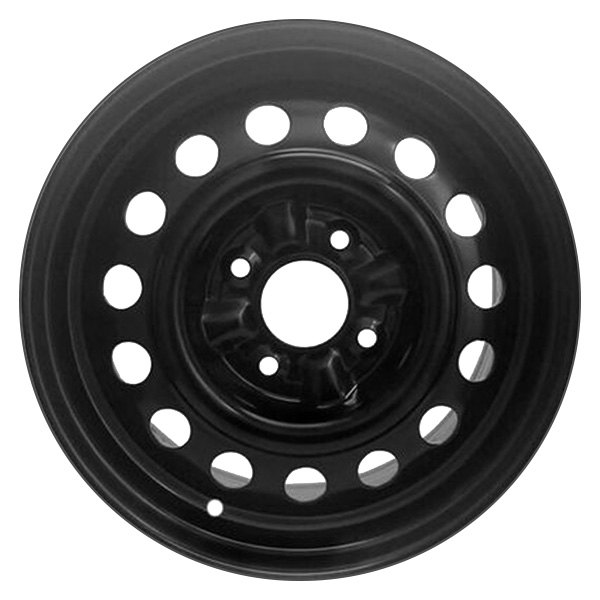 iD Select® - 15 x 6 15-Hole Black Steel Factory Wheel (New OEM Replica)
