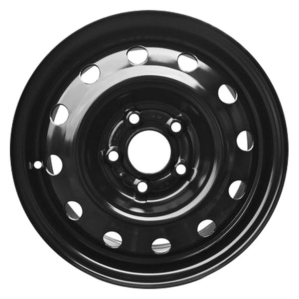 iD Select® - 15 x 5.5 12-Hole Black Steel Factory Wheel (New OEM Replica)