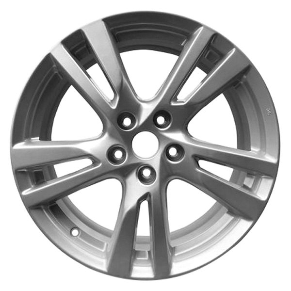iD Select® - 18 x 7.5 Double 5-Spoke Silver Alloy Factory Wheel (New OEM Replica)