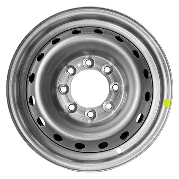 iD Select® - 17 x 7.5 16-Hole Silver Steel Factory Wheel (New OEM Surplus)