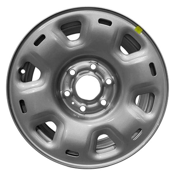 iD Select® - 17 x 7.5 12-Slot Silver Steel Factory Wheel (New OEM Surplus)