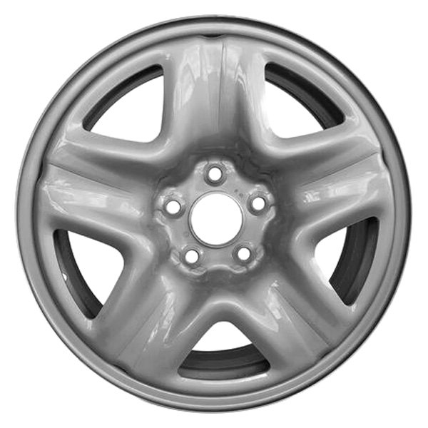 iD Select® - 17 x 6.5 5-Spoke Silver Steel Factory Wheel (New OEM Replica)