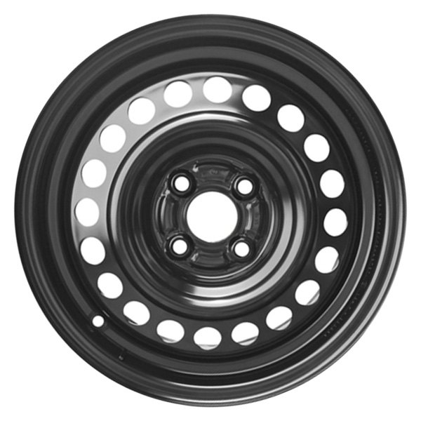 iD Select® - 15 x 5.5 20-Hole Black Steel Factory Wheel (New OEM Replica)
